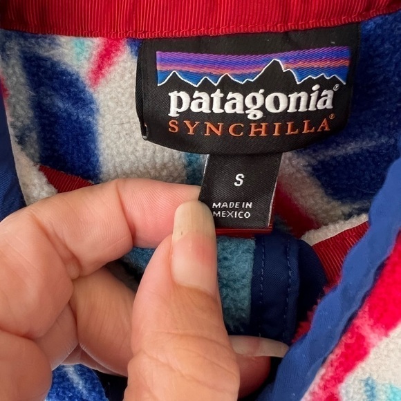 Patagonia Synchilla Fleece Tool Snap Pullover RARE - Picture 4 of 11